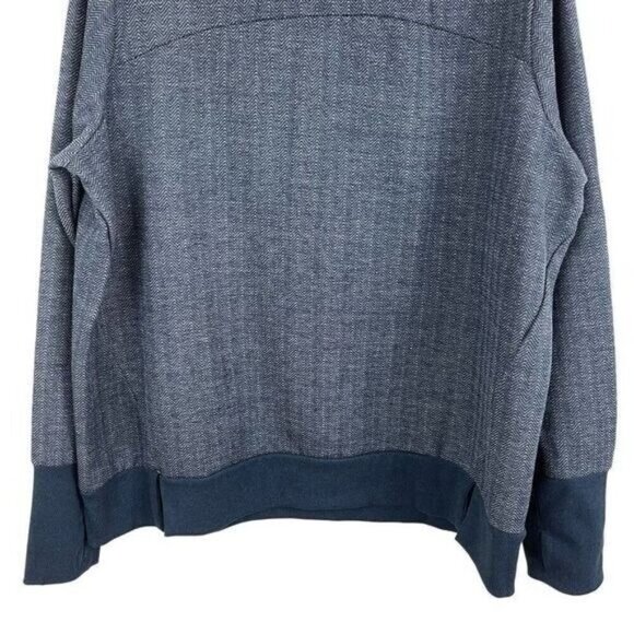 Avia Womens XL/XG Blue Textured Long Sleeve Pullover Sweater With Ribbed Cuffs & - Picture 6 of 8